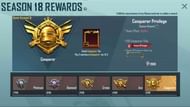 Conqueror tier rewards